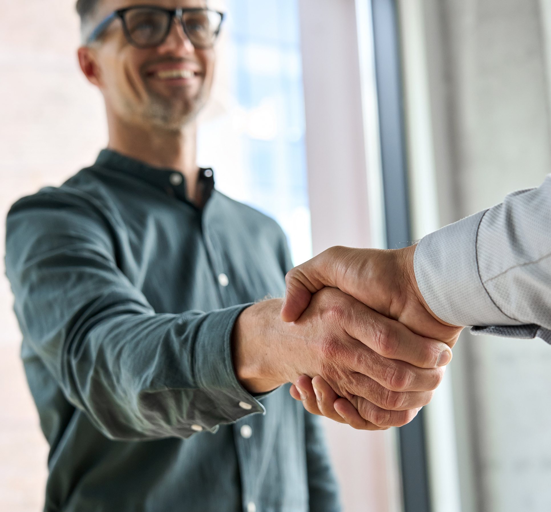 North Beach Meeting rooms hire Two men meeting